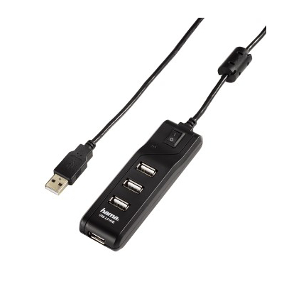 Hub USB Hama On-Off Switch 54590