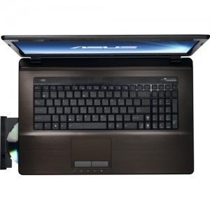ASUS 17.3'' K73SV-TY468D, Procesor Intel® Core™ i3-2310M 2.1GHz Sandy Bridge, 4GB, 750GB, GeForce GT 540M 1GB, Brown