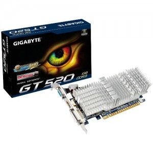 GIGABYTE GeForce GT 520 1GB DDR3 64-bit Low Profile