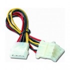 Gembird 4-pin Molex Male - 2x 4-pin Molex Female