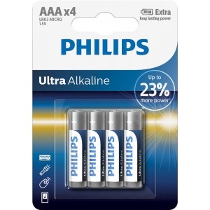 Philips ExtremeLife 4x AAA LR03 blister