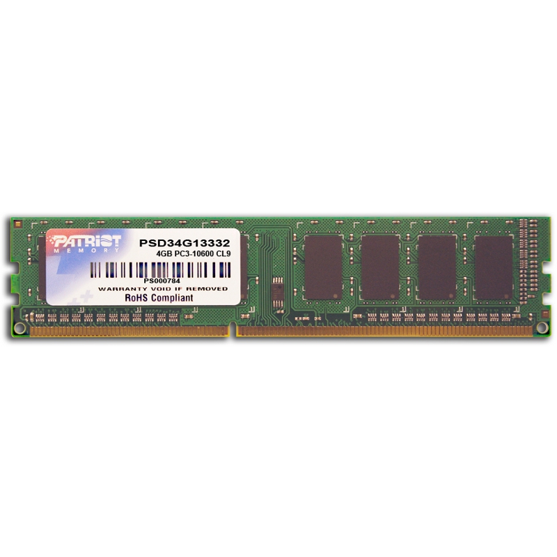Memorie Patriot Signature Line 4GB DDR3 1333MHz CL9 Dual Rank 1.5v