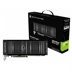 Carte Graphique Gainward GTX 680 2Go GDDR5, PCIe 1.0 X16, Support Multi-écrans (HDMI, DVI, DP), Occasion