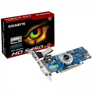 GIGABYTE Radeon HD5450 1GB DDR3 64-bit DVI