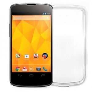 Celly Protectie pentru spate Gelskin287 Transparent pentru Google Nexus 4