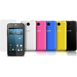 GIGABYTE Capac protectie baterie Black + Folie protectie pentru GSmart Rio R1