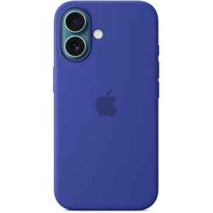 Apple Protectie pentru spate, material silicon, cu MagSafe pentru iPhone 16, culoare Ultramarine
