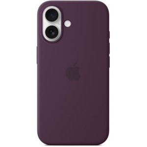 Apple Protectie pentru spate, material silicon, cu MagSafe pentru iPhone 16 Plus, culoare Plum
