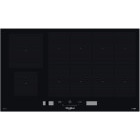 Plita incorporabila Whirlpool SMP 9010 C/NE/IXL, Inductie, 10 zone de gatit, 6th Sense, FlexiCook, FlexiFull, 80 cm, Negru