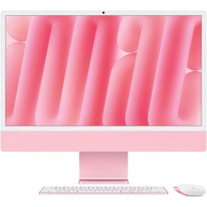 All-In-One PC Apple iMac 24 inch 4.5K Retina, Apple M4, 24GB RAM, 512GB SSD, 10 core GPU, macOS Sequoia, RO keyboard, Pink