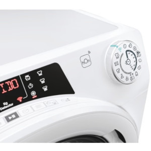 Candy RO 1496DWMT/1-S, 9 kg, 1400 RPM, Clasa A, Inverter, Quick&Clean, Steam, Alb
