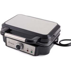 Fram Aparat de facut gofre, Aparat pentru gofre FAG-M1000BKSS, 1000W, Negru/Argintiu