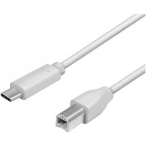 Cablu periferice Logilink CU0160 USB-C 2.0 Male la USB tip B 2.0 Male, 1 m, Gri