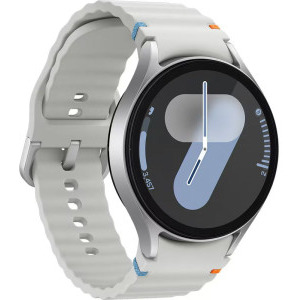 Samsung Galaxy Watch 7, LTE, 44 mm, Silver, Wi-Fi, Bluetooth, GPS, NFC, Rezistent la apa