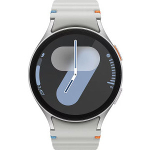 Samsung Galaxy Watch 7, 44 mm, Silver, Wi-Fi, Bluetooth, GPS, NFC, Rezistent la apa
