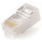 Accesoriu retea Spacer Mufa RJ45 pentru cablu UTP CAT6 100 buc