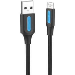 Vention USB 2.0 Male - microUSB 2.0 Male, 1m, negru
