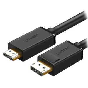 Cablu video Ugreen DP101 DisplayPort Male - HDMI Male, 3 m, Negru