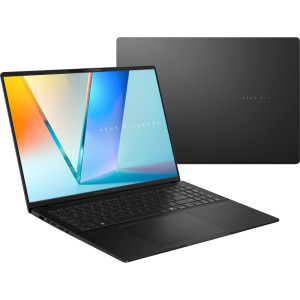 ASUS 16'' Vivobook S 16 OLED M5606KA, FHD+, Procesor AMD Ryzen™ Al 7 350 (16M Cache, up to 5.0 GHz), 24GB LPDDR5X, 1TB SSD, AMD Radeon 860M, No OS, Neutral Black