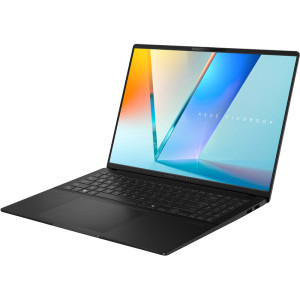 ASUS 16'' Vivobook S 16 OLED M5606KA, 3K 120Hz, Procesor AMD Ryzen™ Al 7 350 (16M Cache, up to 5.0 GHz), 24GB LPDDR5X, 1TB SSD, AMD Radeon 860M, No OS, Neutral Black