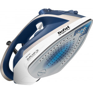 Tefal Fier de calcat Ultragliss Plus FV6812E0, 2800W, 260g/min, Alb/Albastru