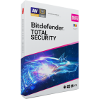 Antivirus Bitdefender Total Security Multi-Device, 3 Dispozitive, 2 Ani, Licenta noua, Retail