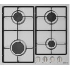 Plita incorporabila Arctic ARAGN64223SXO, Gaz, 4 arzatoare, Aprindere electrica, Safety Plus, 60 cm, Inox