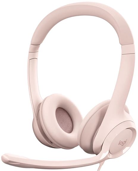 Casti Logitech On-Ear, H390 Stereo Pink