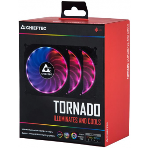 Chieftec Tornado RGB Three Fan Kit