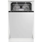 Masina de spalat vase incorporabila Beko BDIS38040A, Slim, 10 seturi, 8 programe, Clasa C, Auto Dose, ProSmart Inverter, AutoGlassShield, SelfDry, Hygiene Intense, Sertar tacamuri, 45 cm