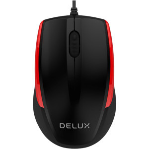 Delux M321BU Black-Red