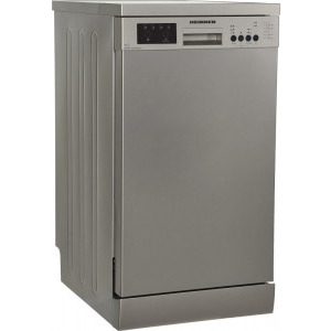 Heinner HDW-FS4506DSE++, Slim, 10 seturi, 6 programe, Clasa E, Half Load, AquaStop, 45 cm, Antracit