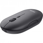 Mouse Trust Puck, Wireless/Bluetooth, Black