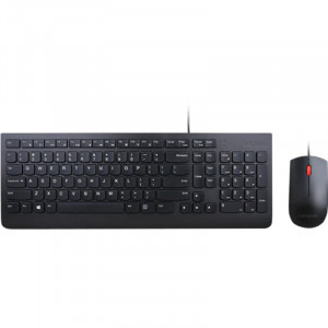 Lenovo Tastatura + Mouse Essential Wired Combo, USB, Black