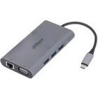 DAHUA DH-TC39, 9-in-1 USB-C la HDMI, USB, VGA, TF