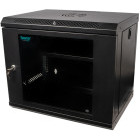 Spacer SPCW-9U-400-BK-02 9U, Wall mount, 500 x 400 mm, Glass door, Negru