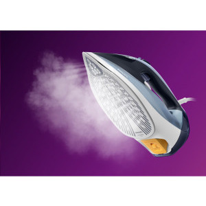 Philips Fier de calcat Azur DST7020/20, 2800W, 50g/min, Albastru/Alb