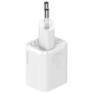Baseus CCSUP-B02 Super Si, Quick Charge 20W, White