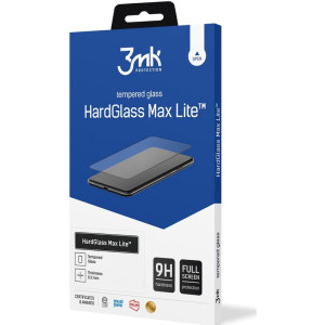 Folie protectie 3MK HardGlass Max Lite pentru iPhone 15 Pro, cu margini negre