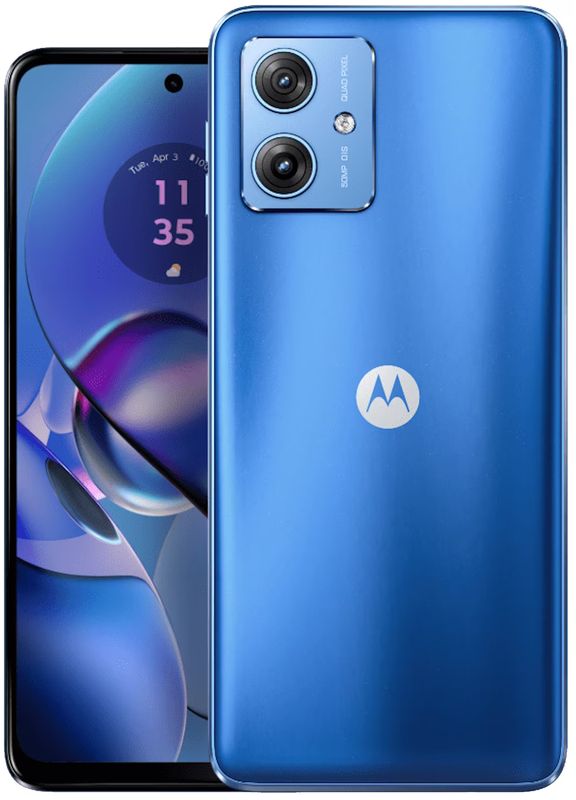Smartphone Motorola Moto G54 5G Power Edition, 256GB, 12GB RAM, Dual SIM, Tri-camera, Pearl Blue