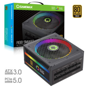 Gamemax RGB-Smart 750 PRO, 80+ Gold, 750W