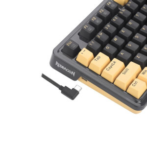 Redragon Elf PBT RGB Black Gold Switch Mecanica