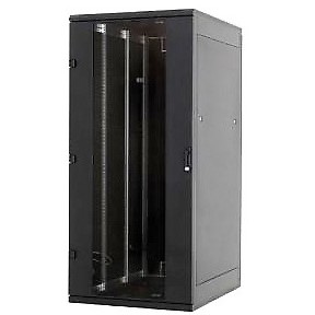 Cabinet metalic TRITON RMA-27-A68-BAX-A1 27U, Stand alone, 600 x 800, Glass door, Negru