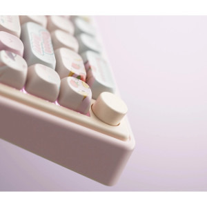QwertyKey 65 Pro Bliss RGB Pink Liniar Prelubrifiat V2 Switch Mecanica