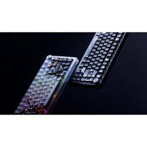 QwertyKey 75 HE Momo Hall Effect RGB Black Magnetic Switch Mecanica