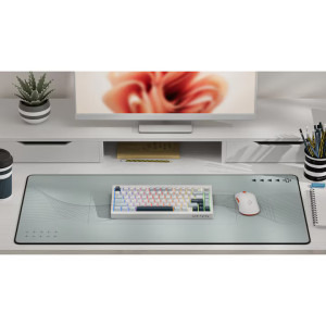 QwertyKey 75 Pro V2 RGB White Liniar Prelubrifiat V2 Switch Mecanica