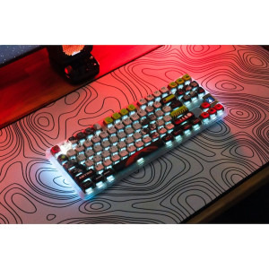 QwertyKey 80 Astro RGB Liniar Prelubrifiat V2 Switch Mecanica