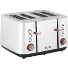 ECG Prajitor de paine Timber ST 4767 Stainless, 1850W, Inox