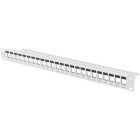 Accesoriu retea Lanberg Patch panel 19 inch 24 Porturi 1U Blank, Gri PPKS-1024-S