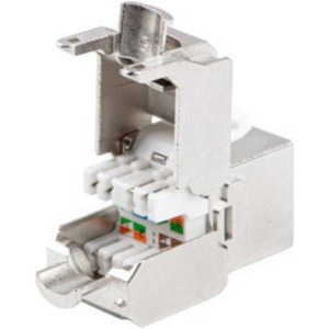 Lanberg Modul Keystone KSF7-2000 RJ45 Cat.7 S/FTP Tool-free, Argintiu